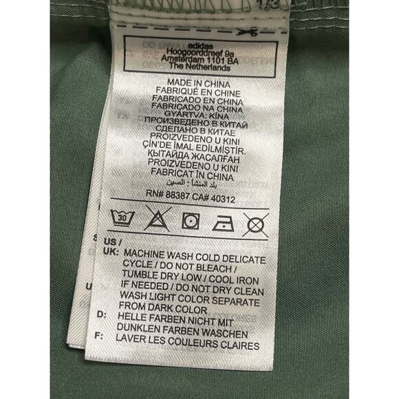 Adidas Originals Adicolor 3-Stripes cargo wide leg drawstring hem pants, size XL - Picture 10 of 16